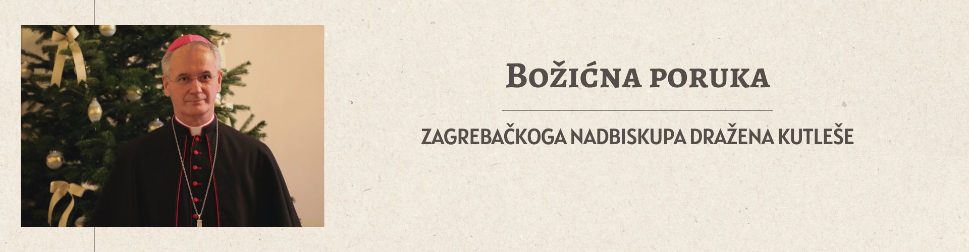 Na zemlji mir ljudima (Lk 2, 14)